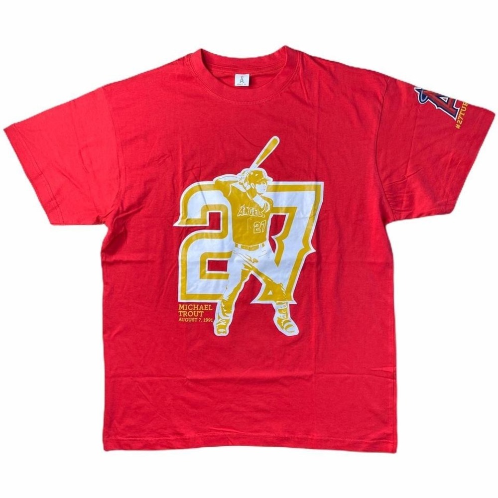 2018 Mike Trout Angels shirt‎
